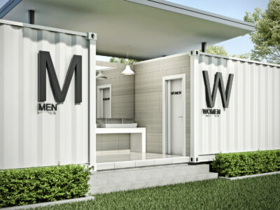 Restroom Containers